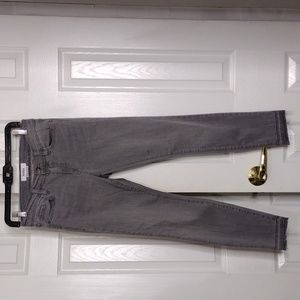Pistola Audrey Raw Hem Skinny Jeans Gray Size 26